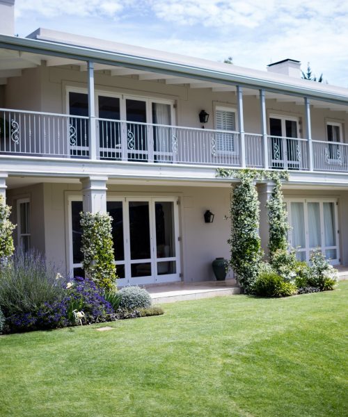 Exterior of a house with lawn Exterior of a house with lawn